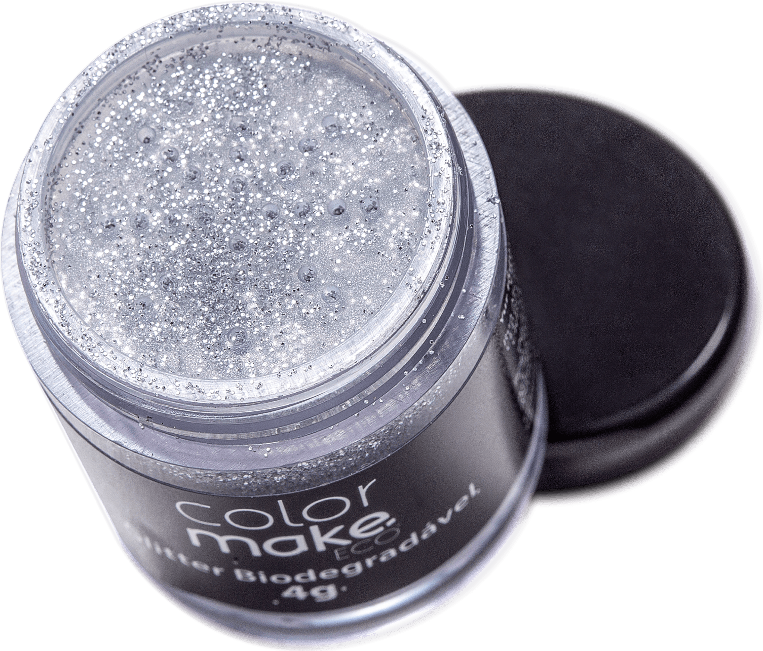 Colormake Eco Prata - Glitter Biodegradável 4g
