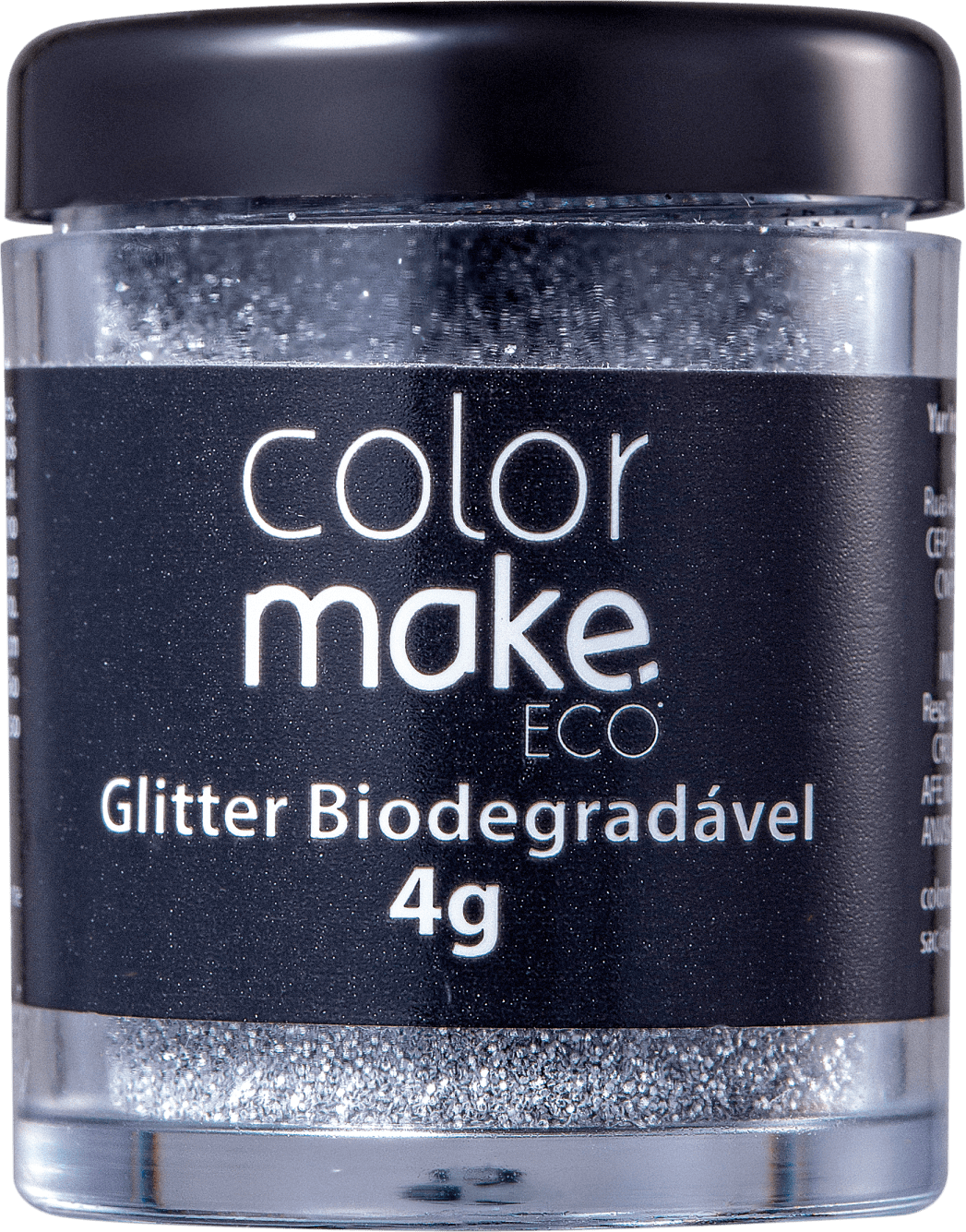 Colormake Eco Prata - Glitter Biodegradável 4g