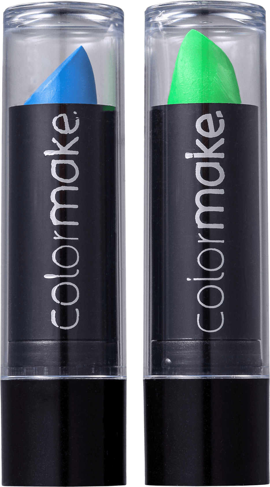 Kit Colormake Batom Fluorescente Azul Verde (2 Unidades)