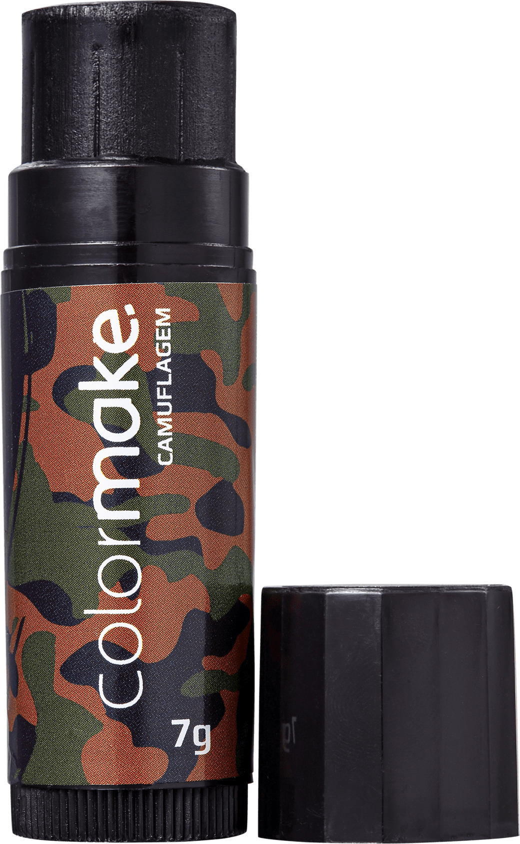 Colormake Stick Camuflagem Preto - Tinta em Bastão 7g
