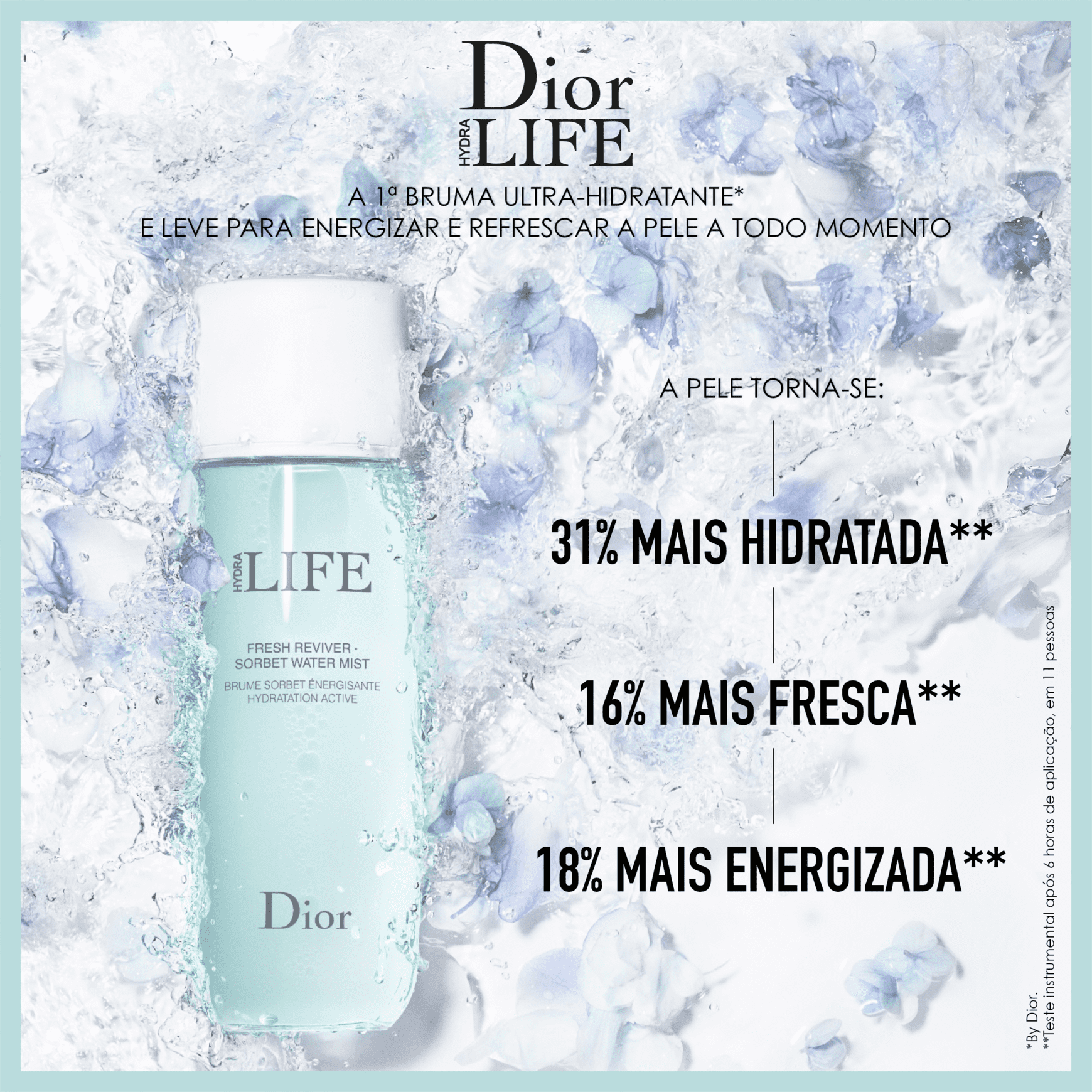 Dior Hydra Life Sorbet Water Mist - Água Hidratante Facial 100ml