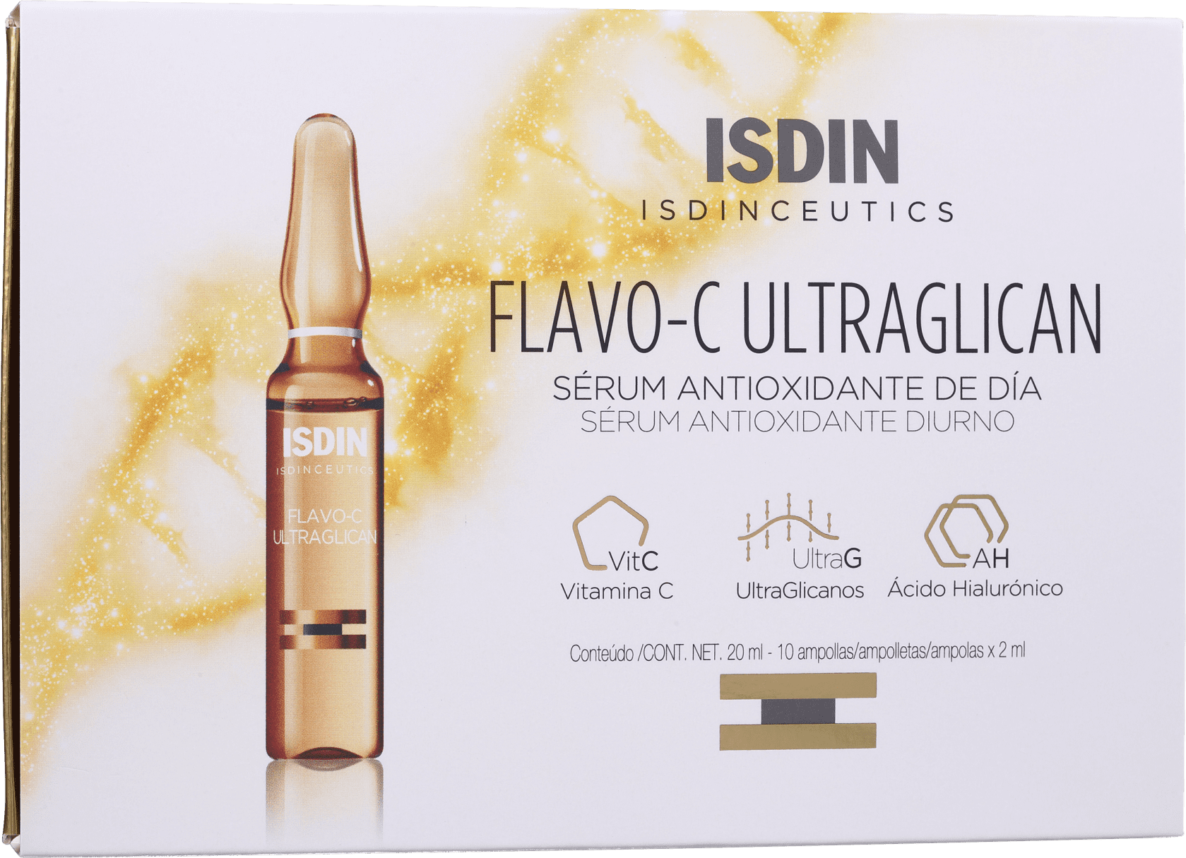 ISDIN Isdinceutics Flavo-C Ultraglican - Sérum Antioxidante Diurno 10x2ml