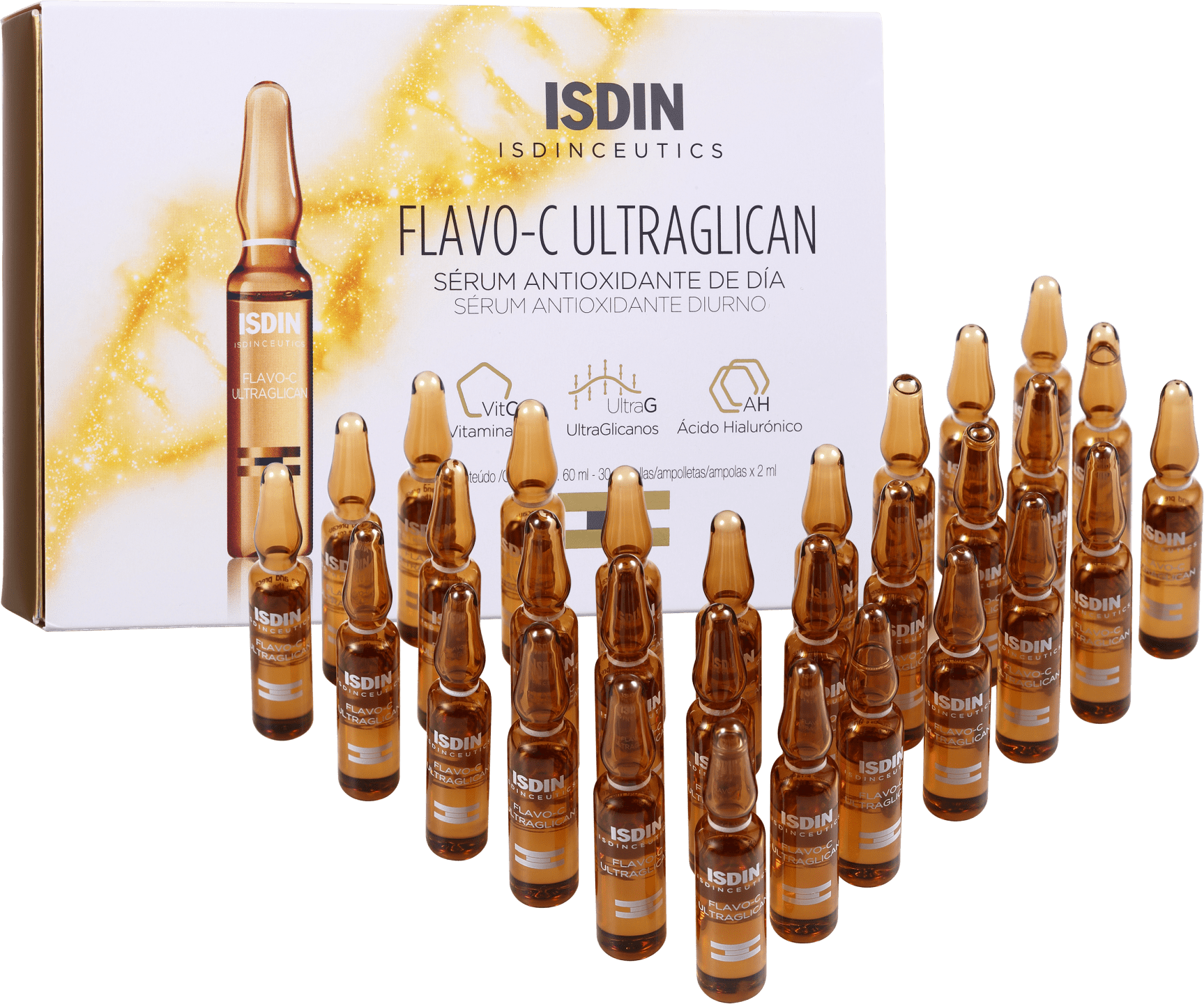 ISDIN Isdinceutics Flavo-C Ultraglican - Sérum Antioxidante Diurno 30x2ml