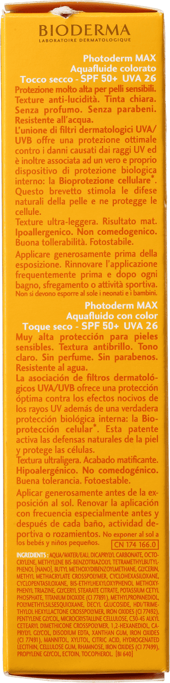 Bioderma Photoderm Max Aquafluide FPS 50+ Cor Claro - Protetor Solar Facial 40ml