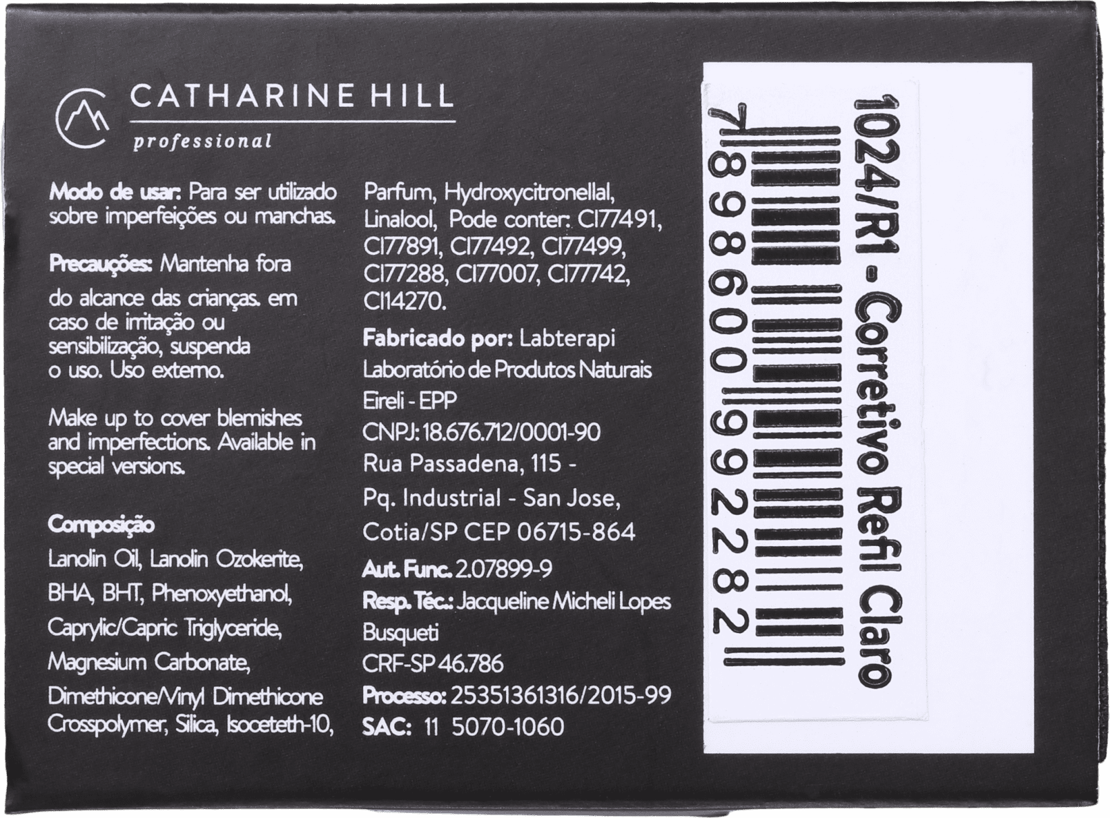Catharine Hill Refil Claro - Corretivo Compacto 2g