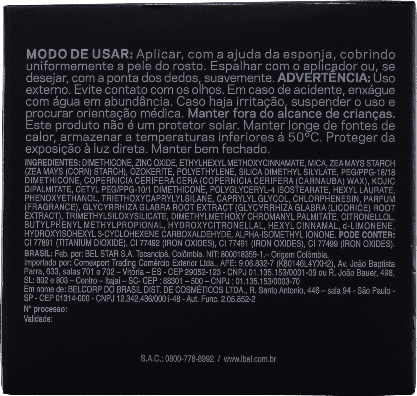 L’Bel Clarité FPS 30 4 Claire - Base Compacta 9g