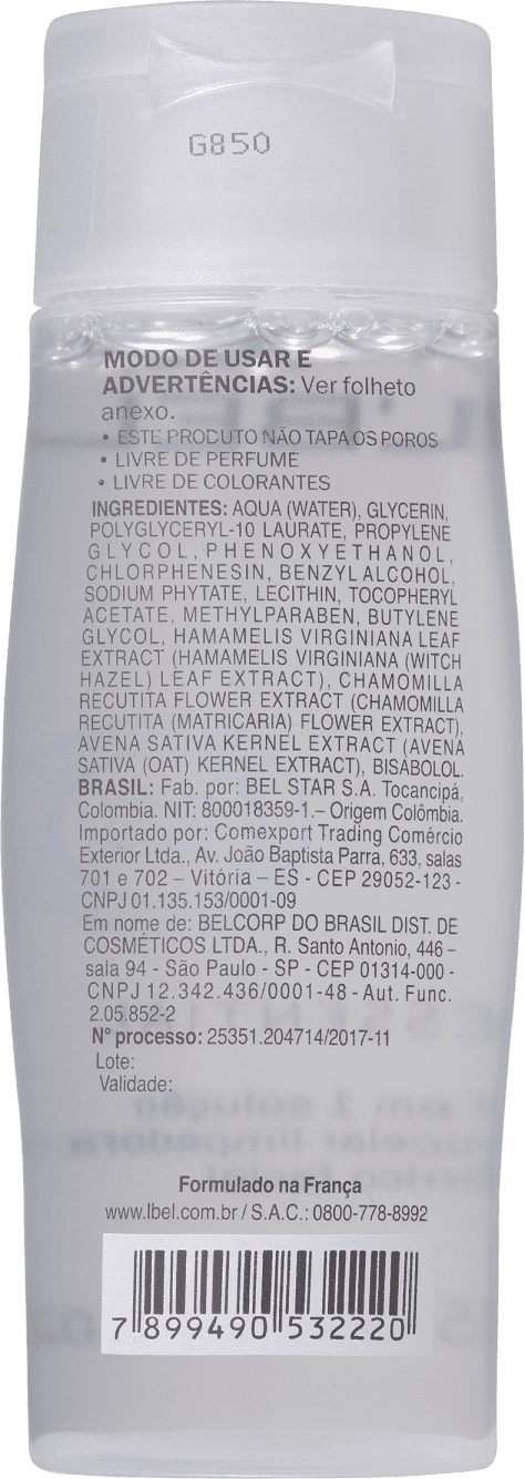 L’Bel Essential - Água Micelar 45ml
