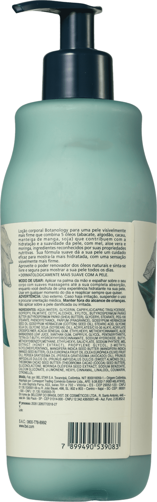 L’Bel Botanology - Loção Hidratante Corporal 400ml
