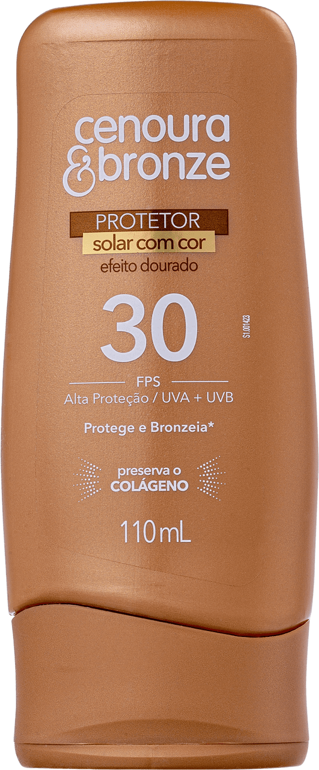 Cenoura & Bronze Efeito Dourado FPS 30 - Bronzeador 110ml