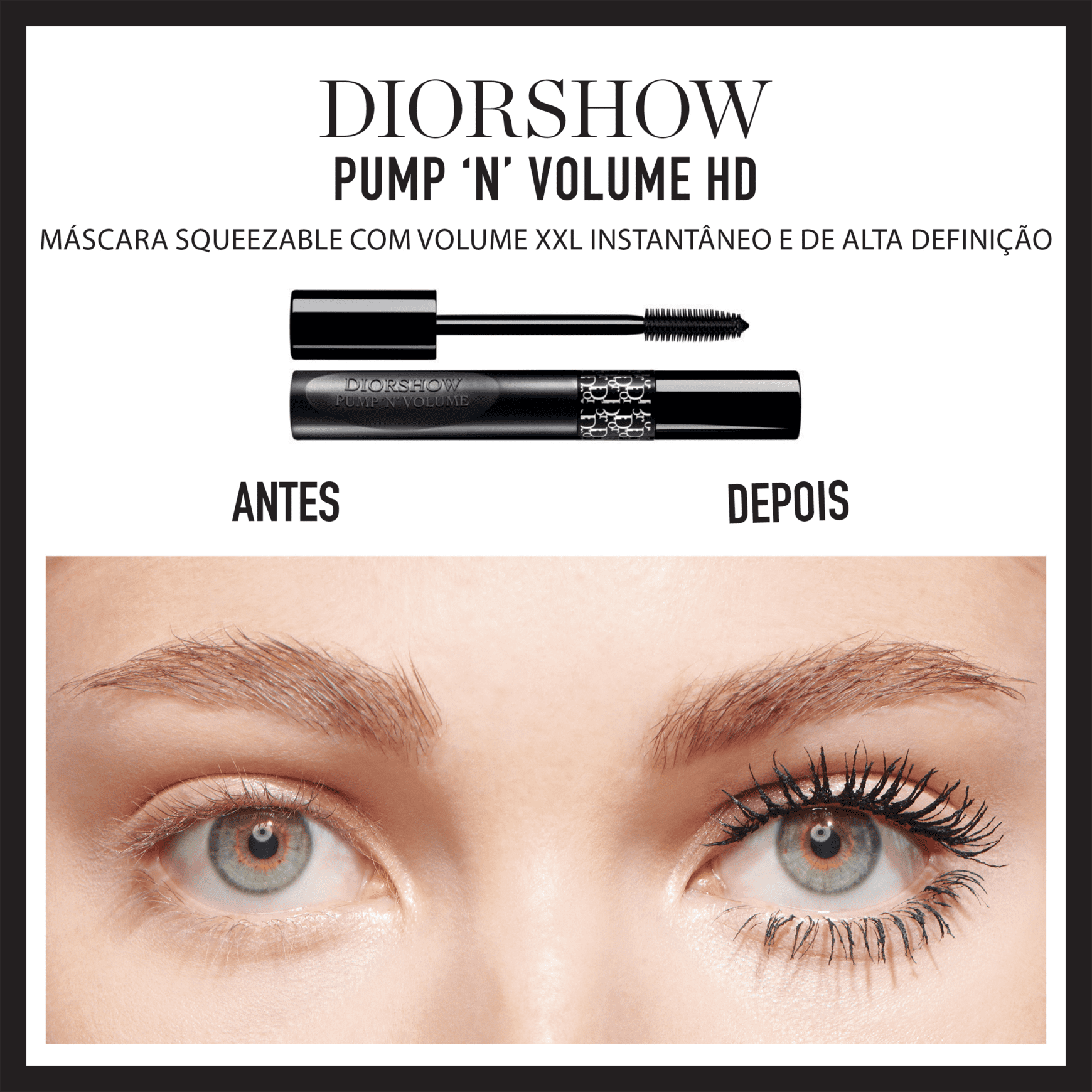 Dior Diorshow Pump 'N' Volume HD 695 Brown - Máscara para Cílios 6g