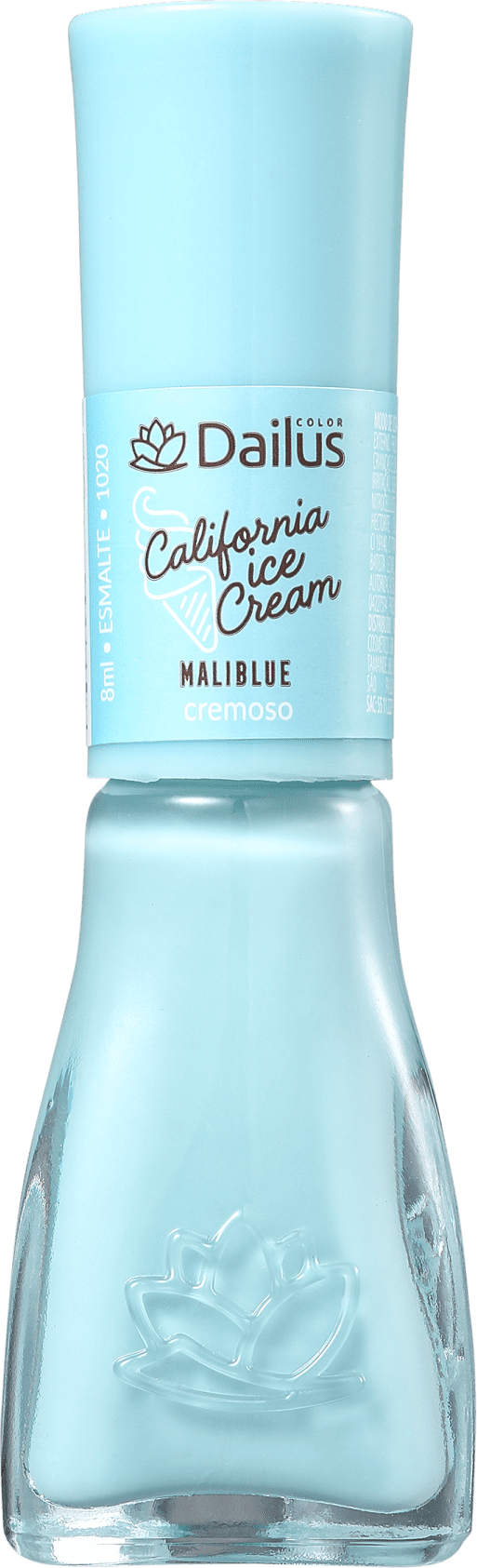 Dailus Califórnia Ice Cream 1020 Maliblue - Esmalte Cremoso 8ml