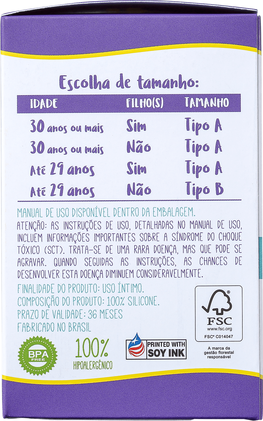 Violeta Cup Tipo A Verde - Coletor Menstrual 40g