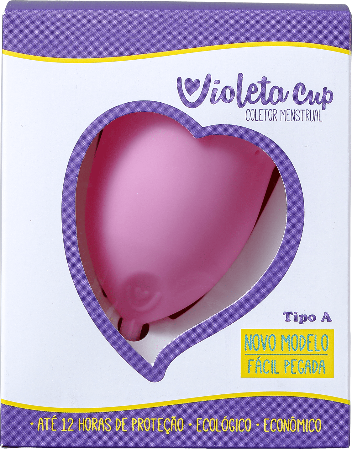 Violeta Cup Tipo A Rosa - Coletor Menstrual 40g