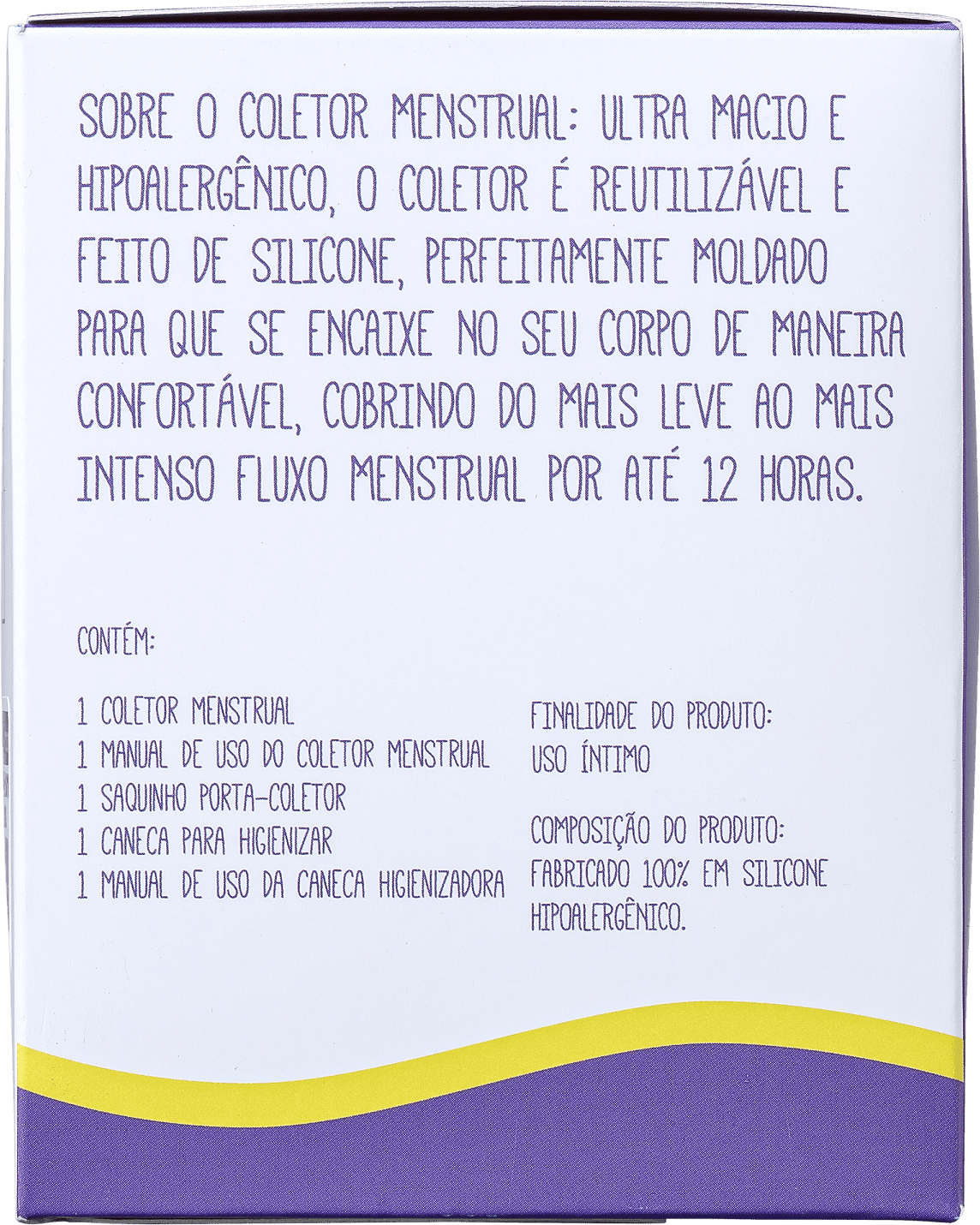 Kit Violeta Cup Tipo A Transparente (2 Produtos)