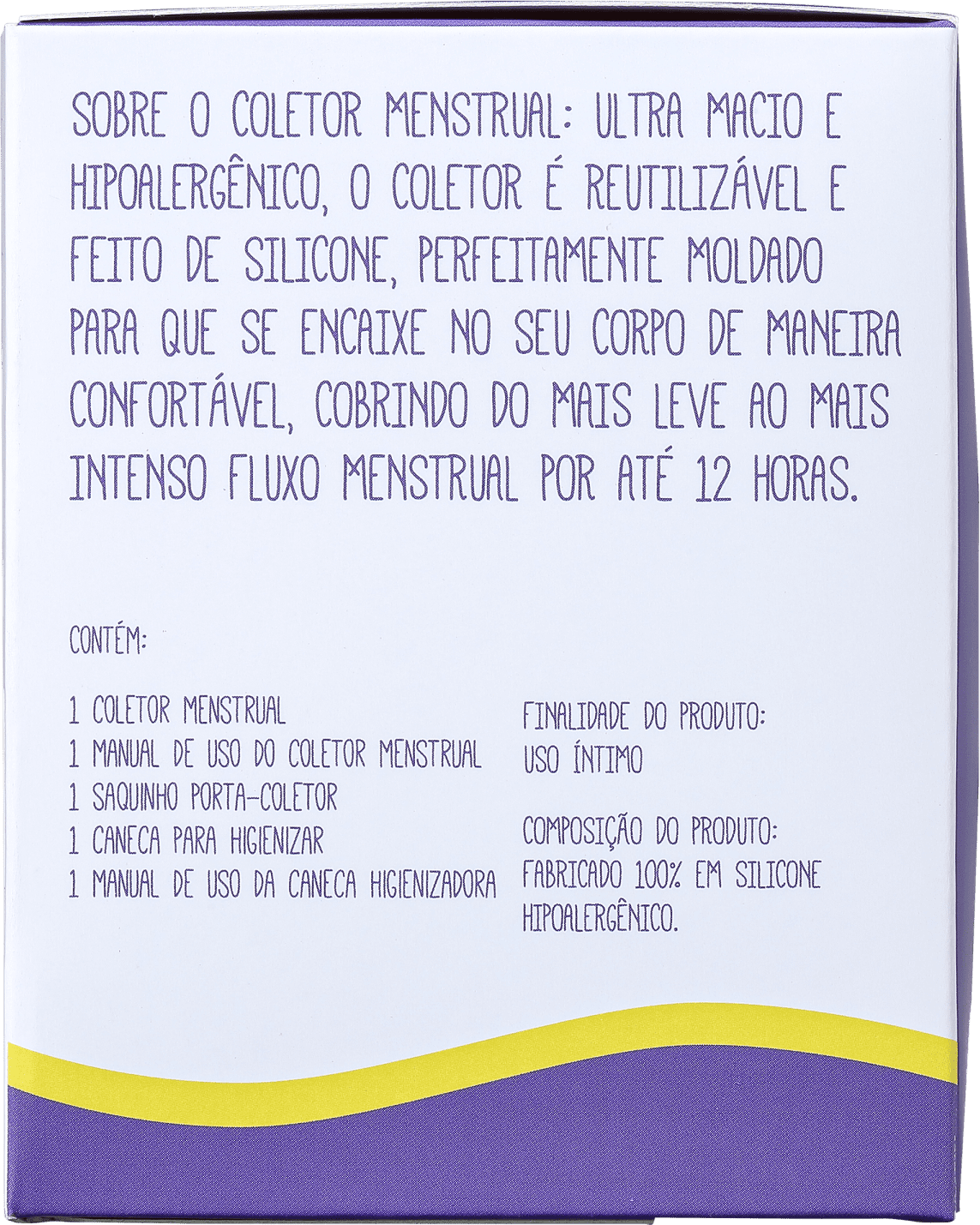 Kit Violeta Cup Tipo B Transparente (2 Produtos)