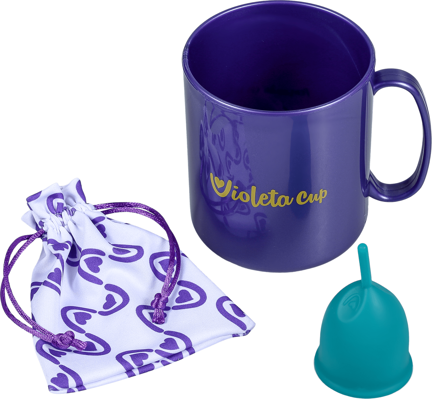 Kit Violeta Cup Tipo B Verde (2 Produtos)