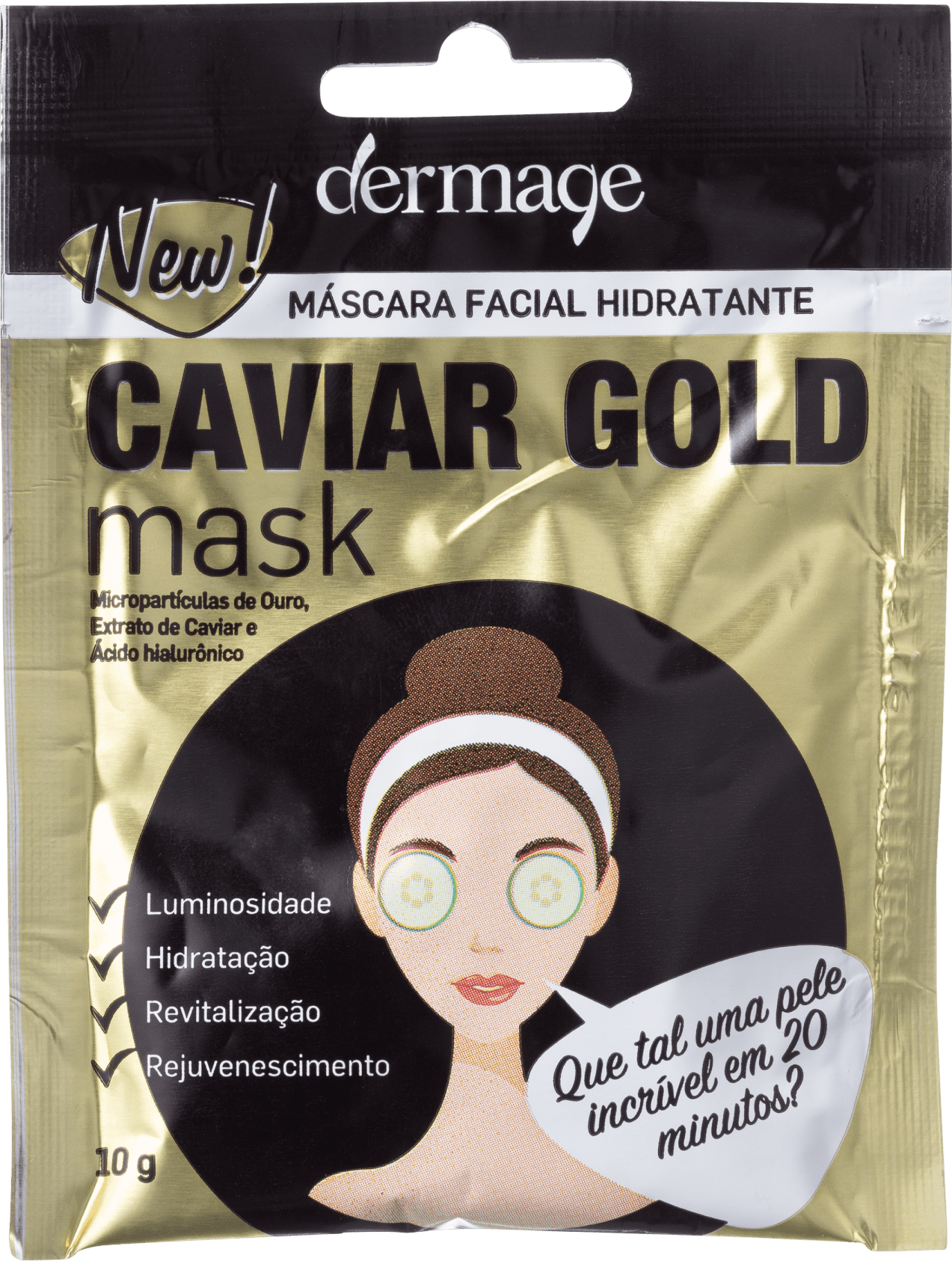 Dermage Caviar Gold - Máscara Facial 10g