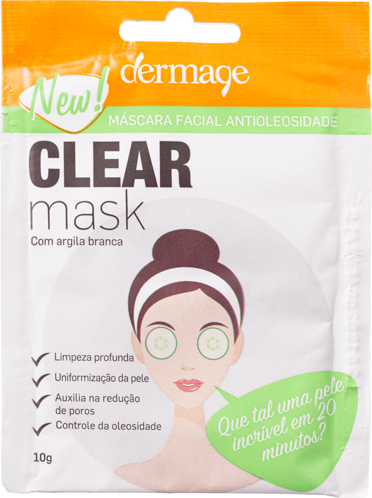 Dermage Clear - Máscara Facial 10g