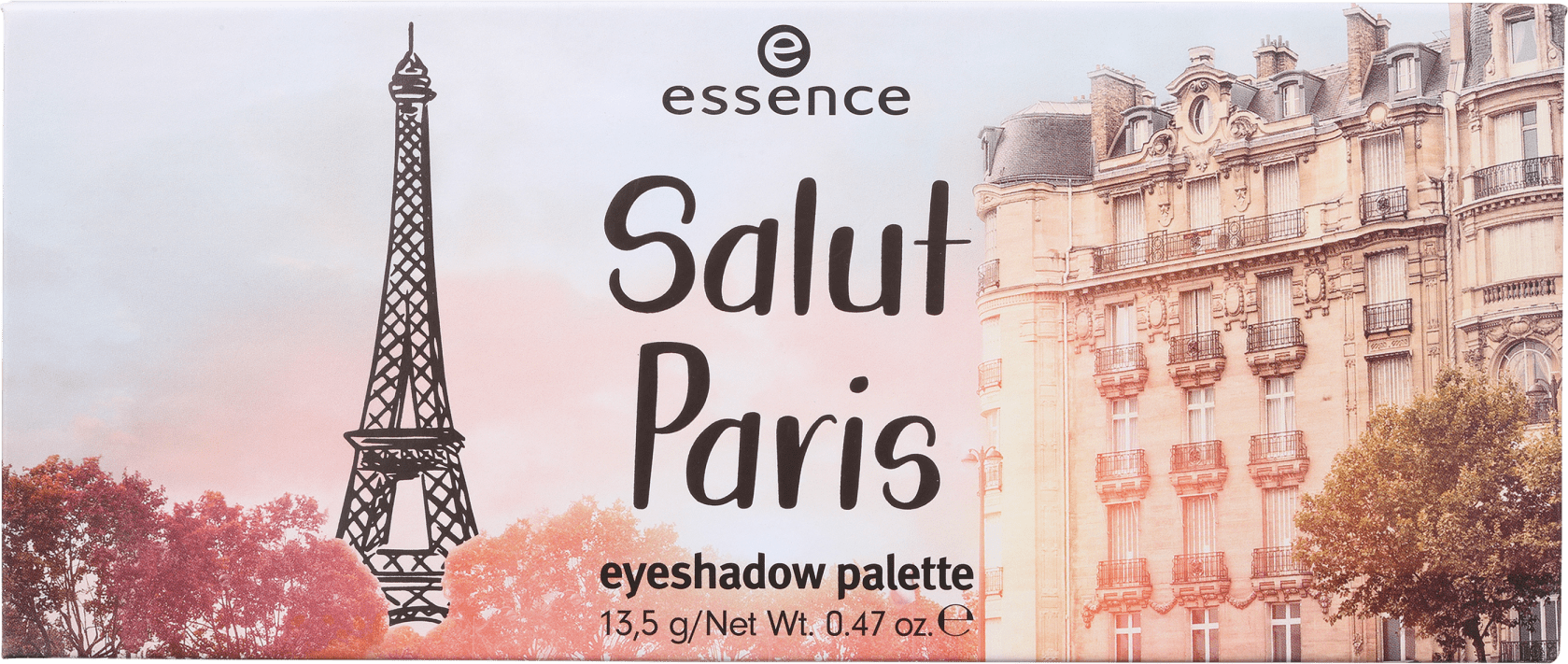 Essence City Palettes 02 Salut Paris - Paleta de Sombras 13,5g