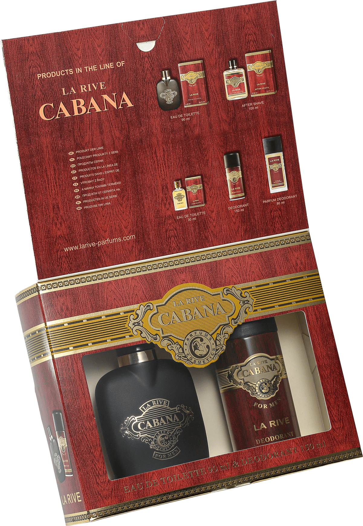 Conjunto Cabana La Rive Masculino - Eau de Toilette 75ml + Desodorante 150ml