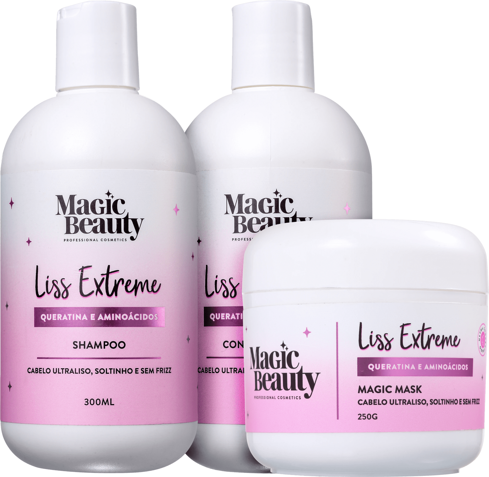Kit Magic Beauty Liss Extreme Trio (3 Produtos)