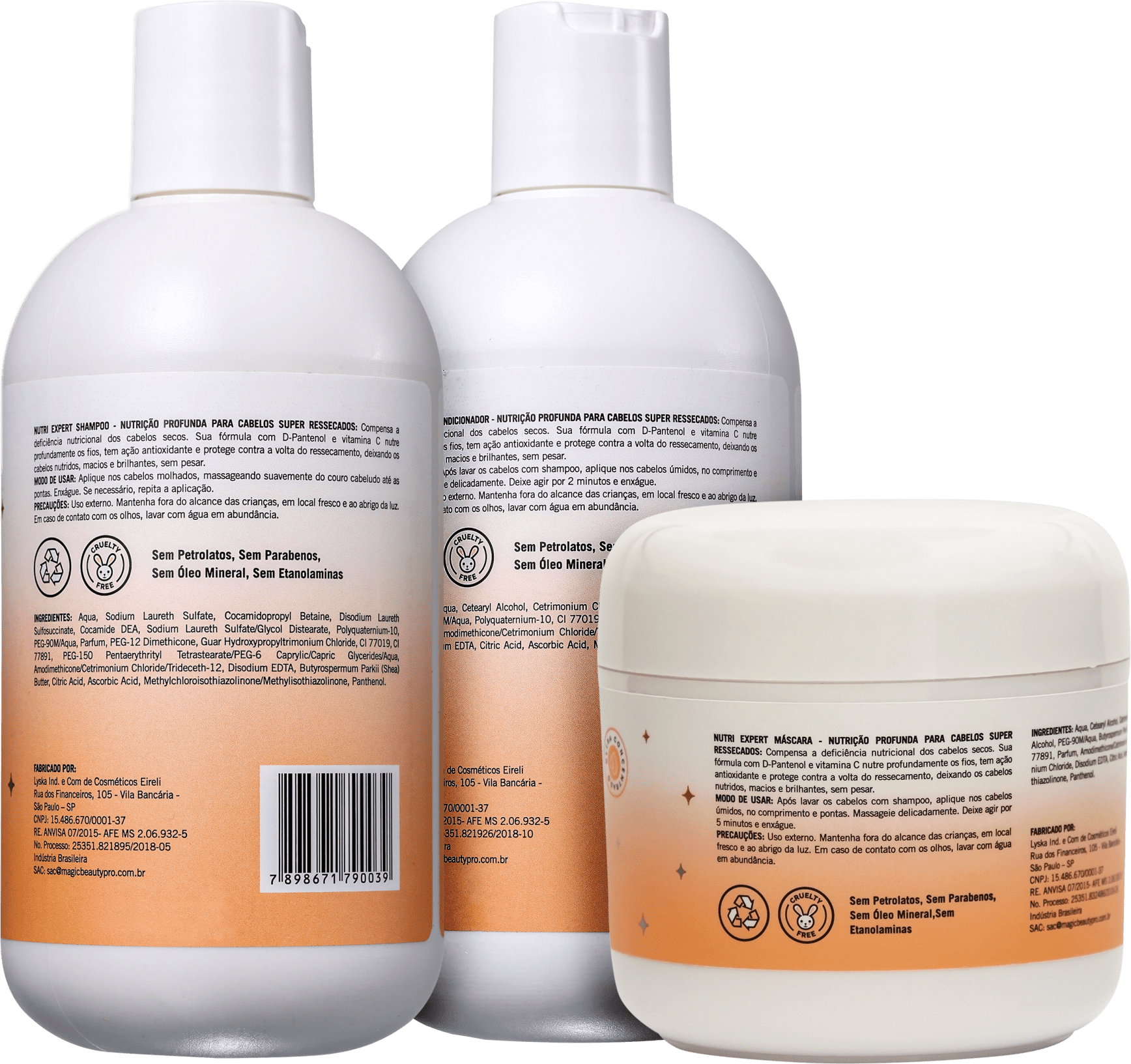 Kit Magic Beauty Nutri Expert (3 Produtos)