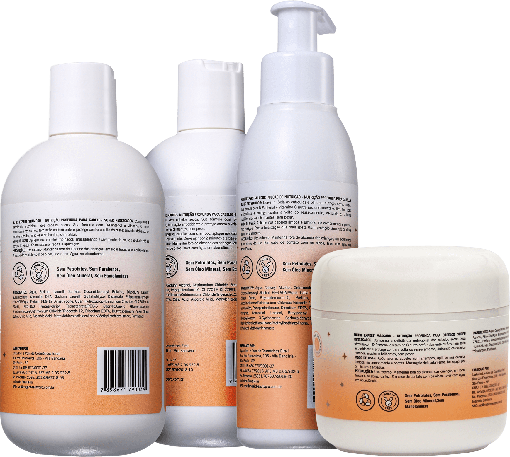 Kit Magic Beauty Nutri Expert Completo (4 Produtos)