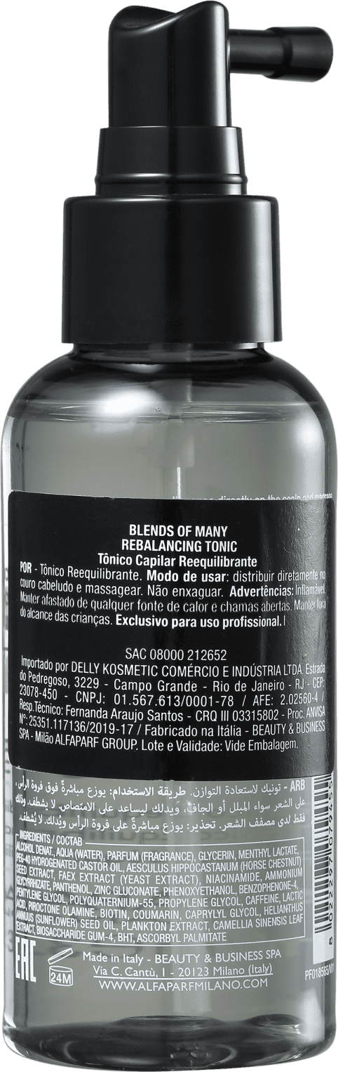 Alfaparf Blends Of Many Rebalancing - Tônico Capilar 100ml