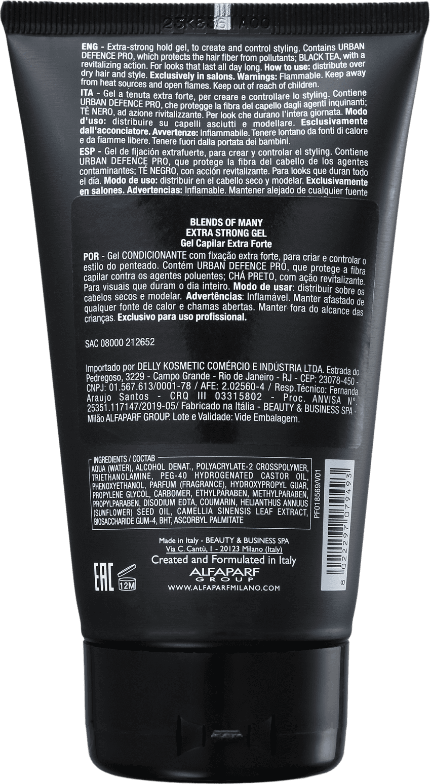 Alfaparf Blends Of Many Extra Strong - Gel Fixador 150ml
