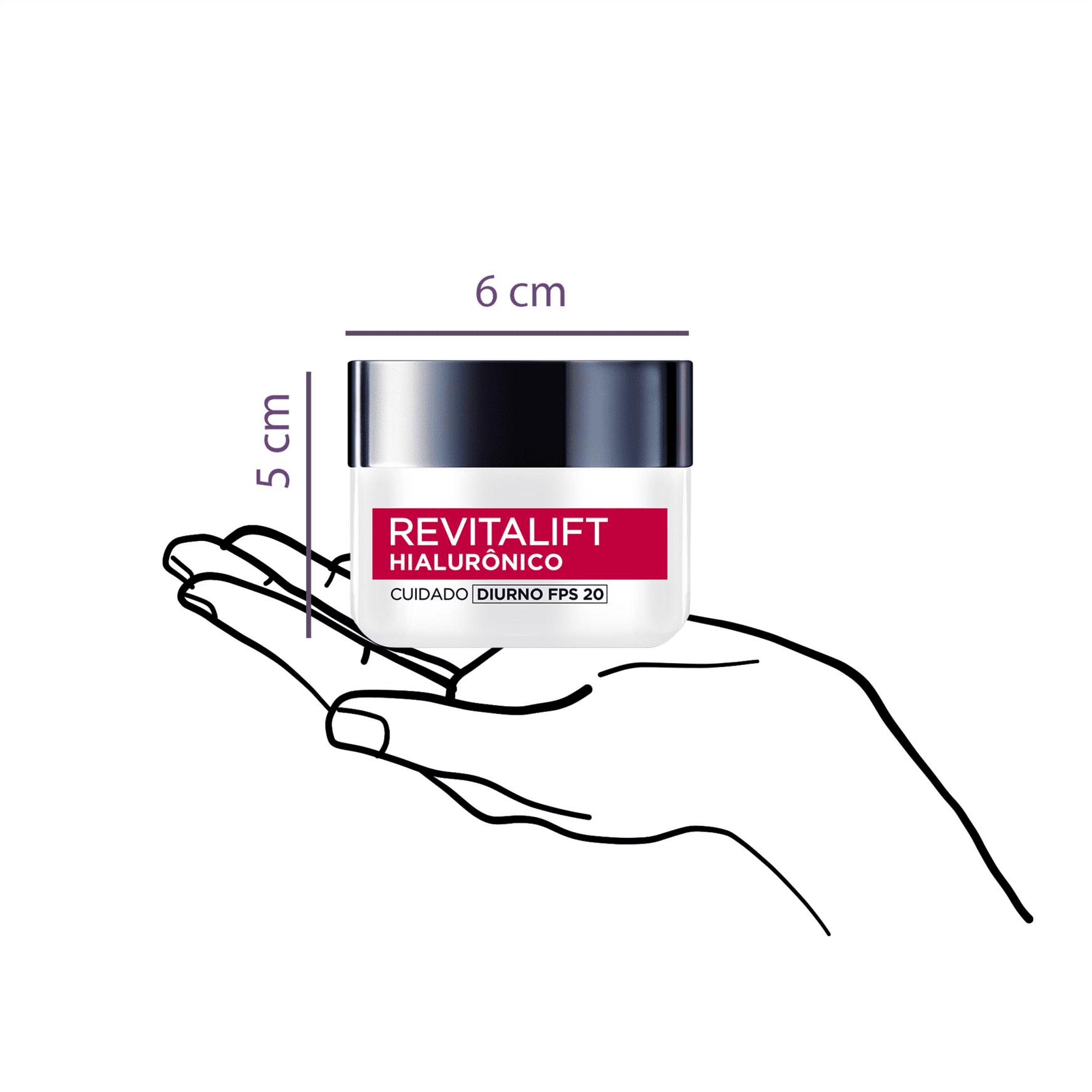 L'Oréal Paris Revitalift Hialurônico FPS 20 Tratamento Diurno - Creme Anti-Idade 50ml