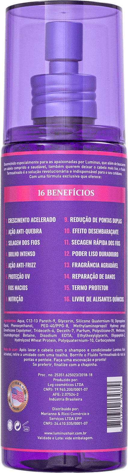 Luminus Liso Perfeito - Fluido Tratamento Capilar 200ml