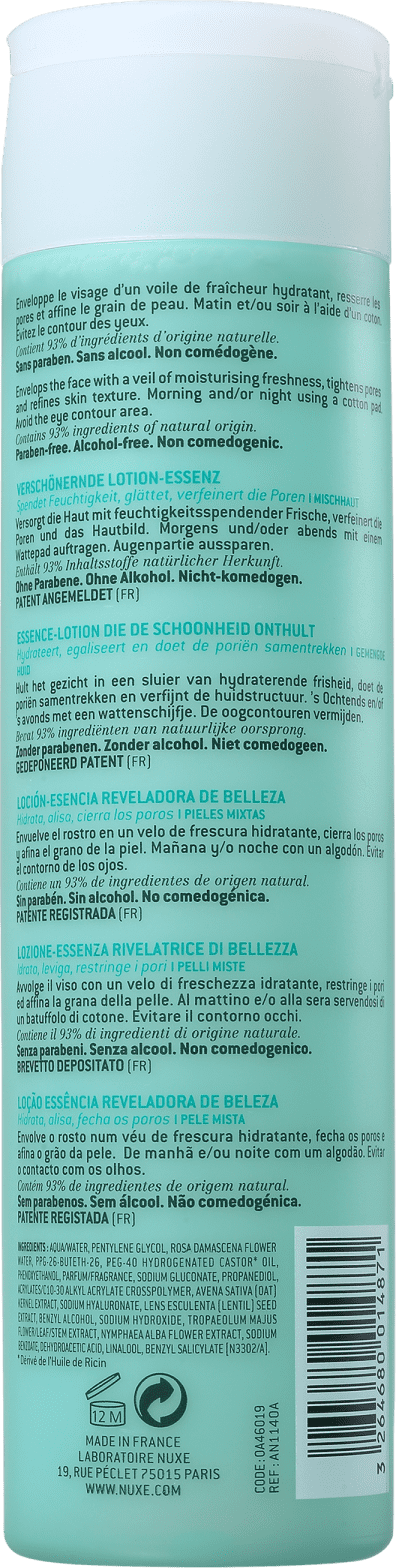 Nuxe Aquabella Beauty-Revealing Essence - Loção Hidratante Facial 200ml