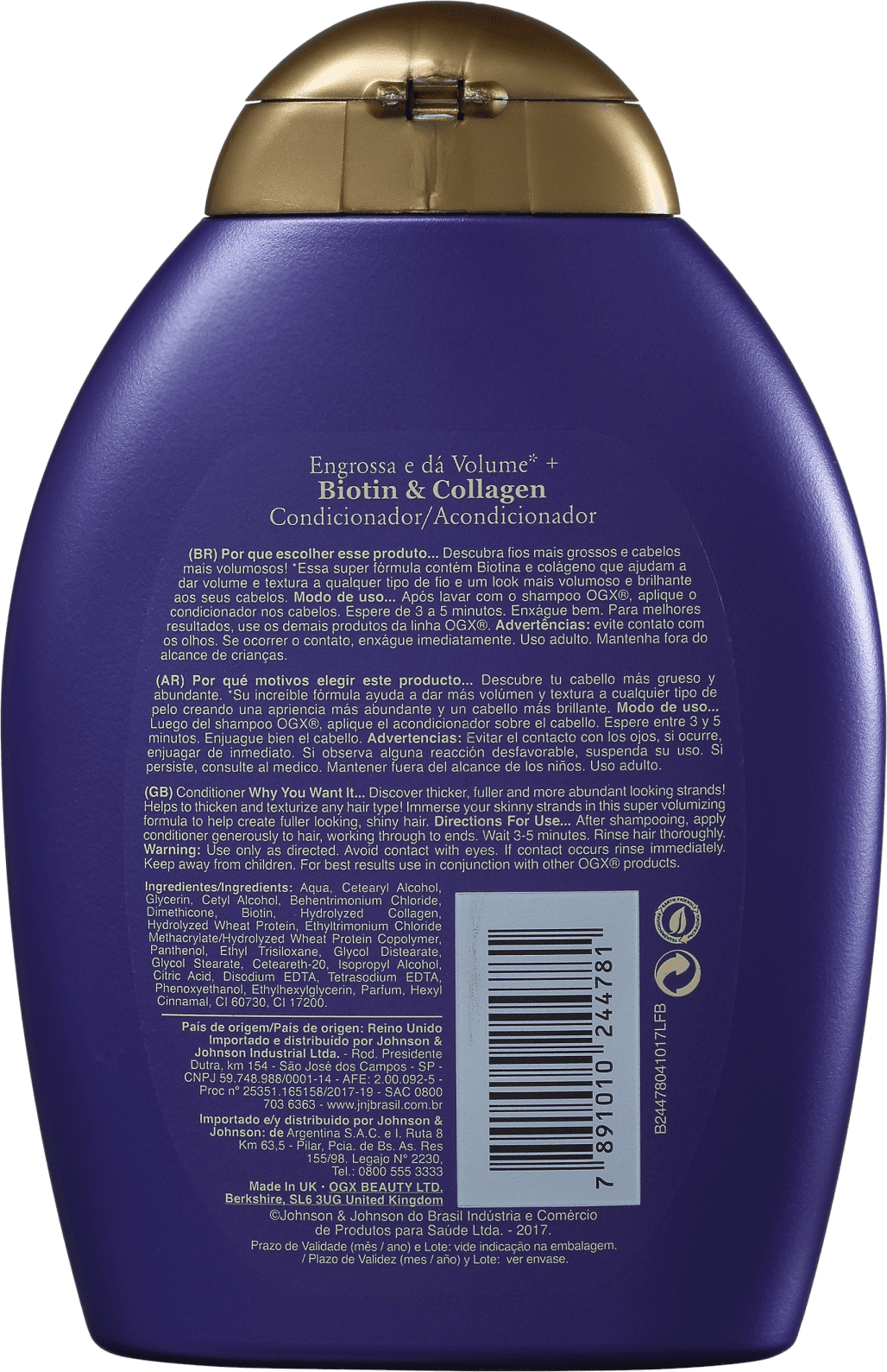 OGX Biotin & Collagen - Condicionador 250ml