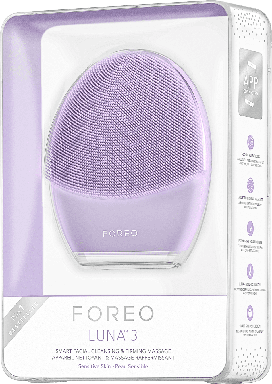 FOREO Luna 3 Pele Sensível - Escova Facial Elétrica