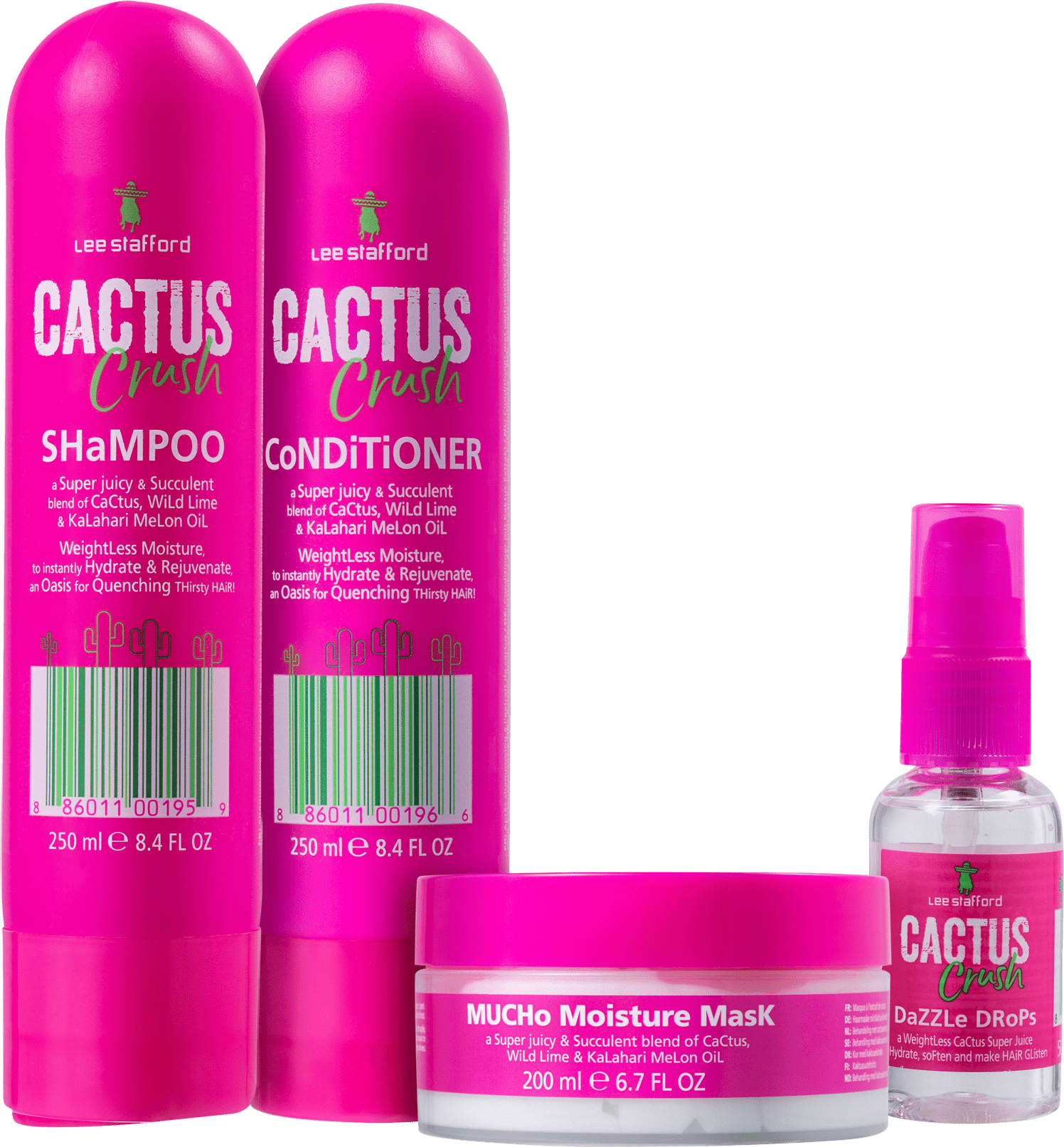 Kit Lee Stafford Cactus Crush Full (4 Produtos)