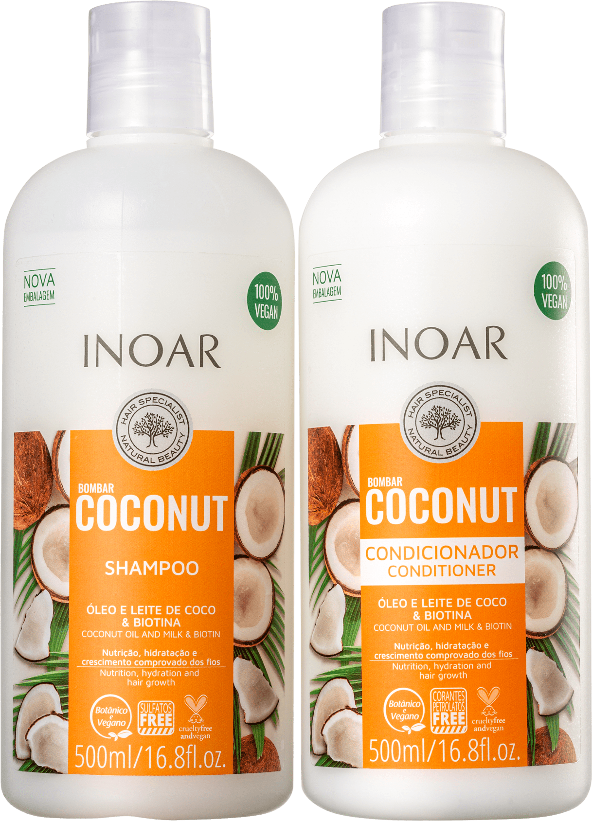 Kit Inoar Bombar Coconut Duo (2 Produtos)