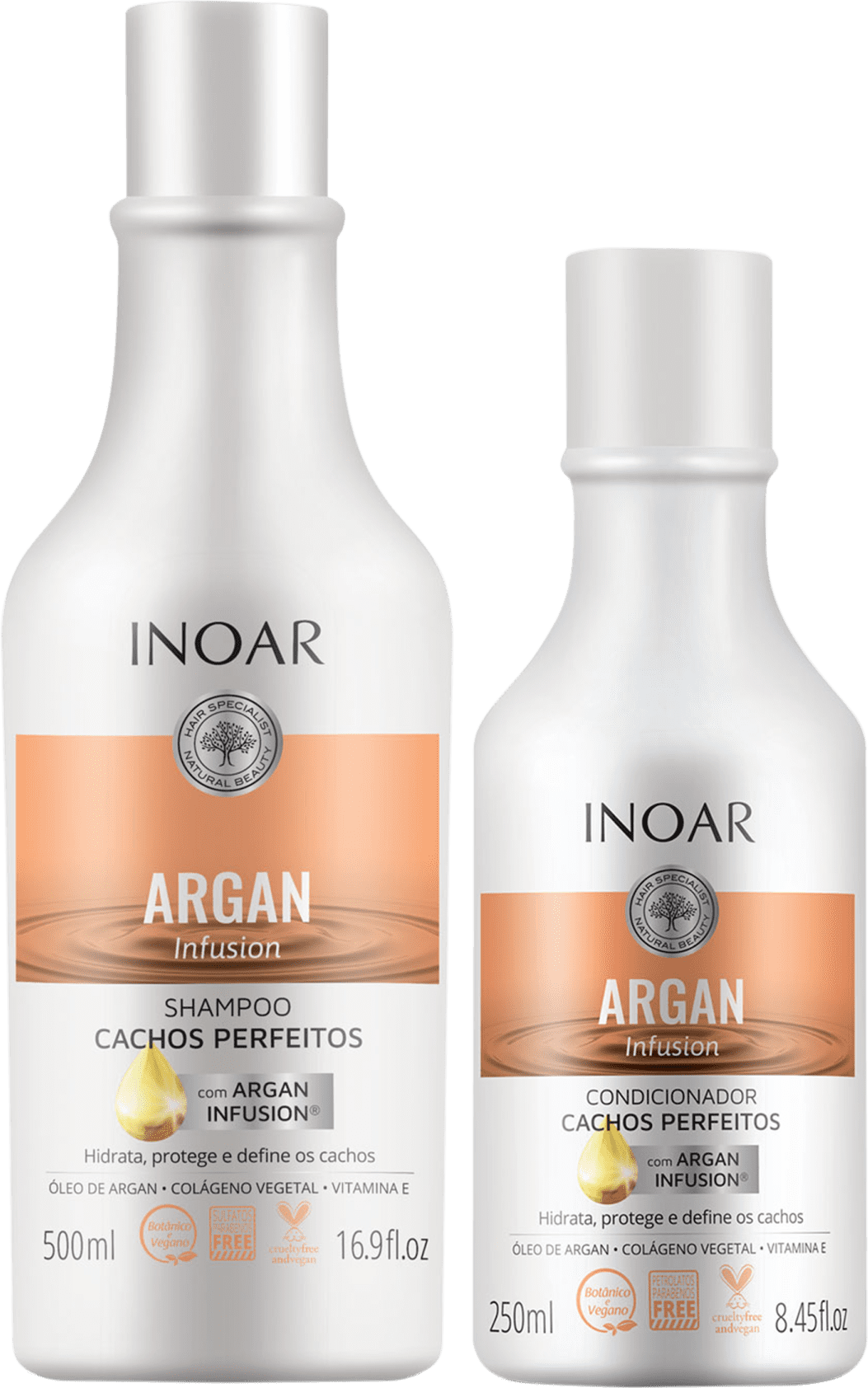Kit Inoar Argan Infusion Cachos Perfeitos | Beleza na Web