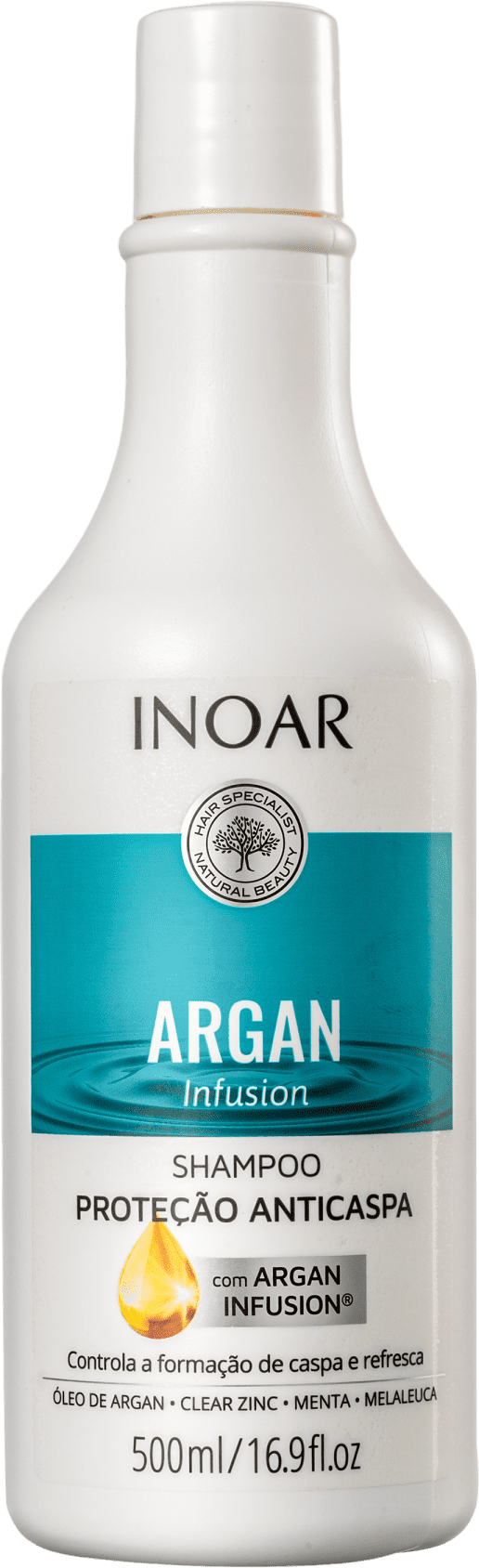 Inoar Argan Infusion Proteção Anticaspa - Shampoo 500ml
