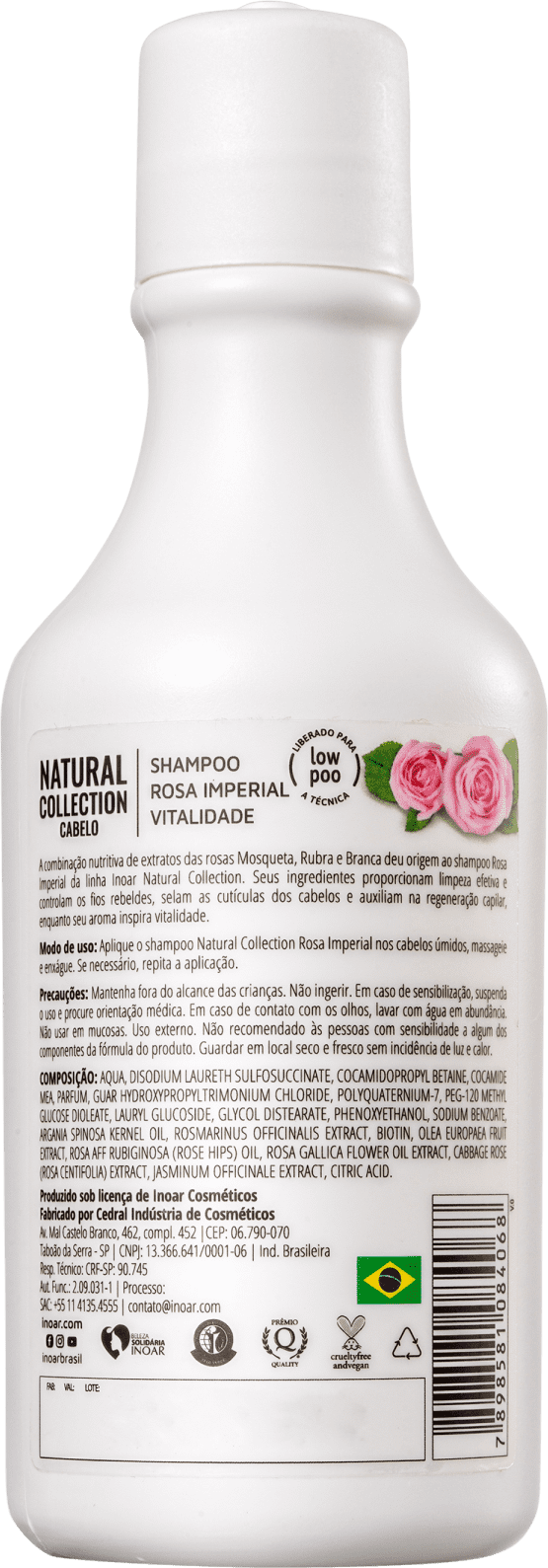 Inoar Natural Collection Rosa Imperial - Shampoo 250ml