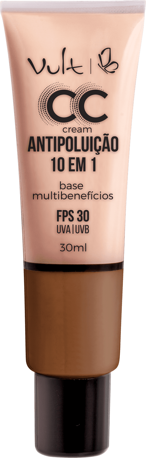 Vult Antipoluição 10 em 1 MB06 Marrom - CC Cream 30ml