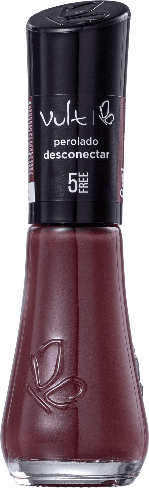 Vult 5Free Desconectar Vermelho - Esmalte Cremoso 8ml