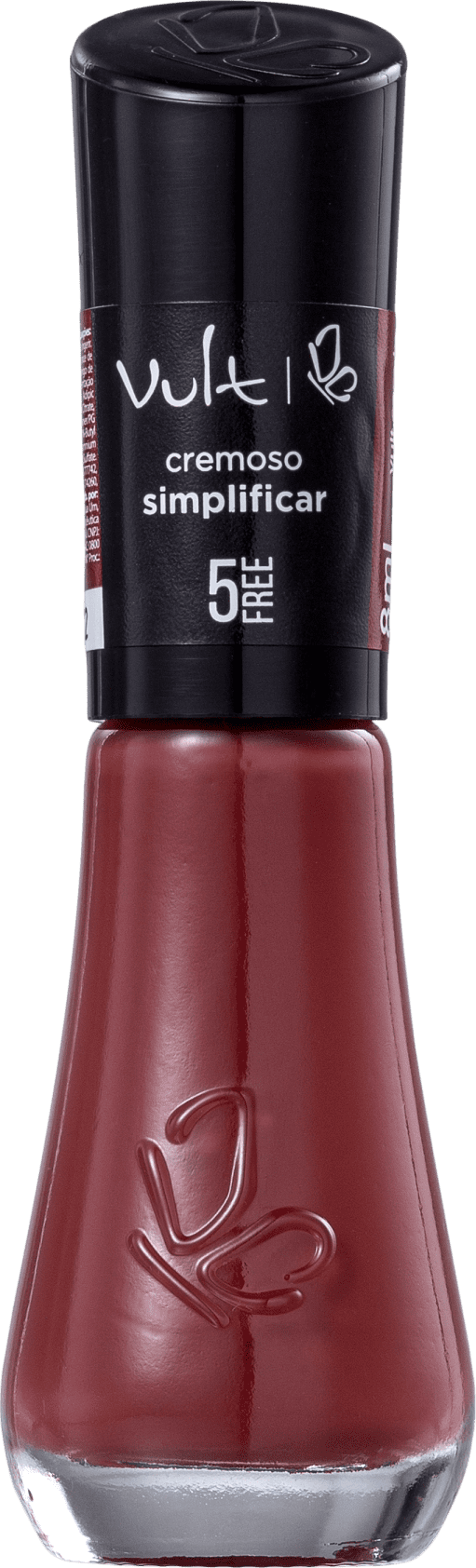 Vult 5Free Simplificar Vermelho - Esmalte Cremoso 8ml