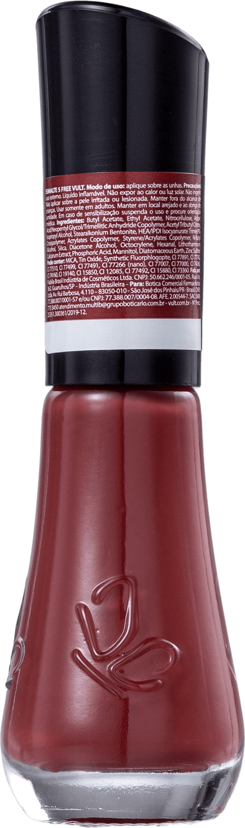 Vult 5Free Simplificar Vermelho - Esmalte Cremoso 8ml