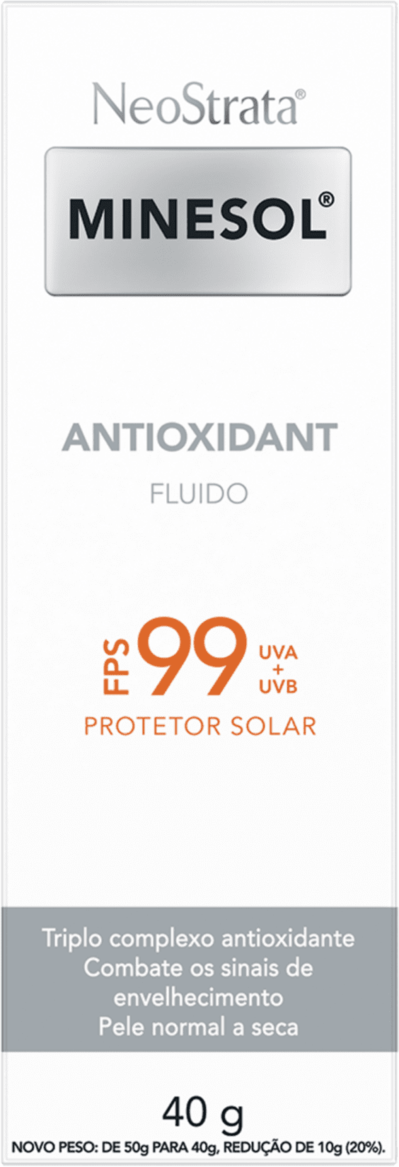 NeoStrata Minesol Antioxidant FPS 99 - Protetor Solar Facial 40g