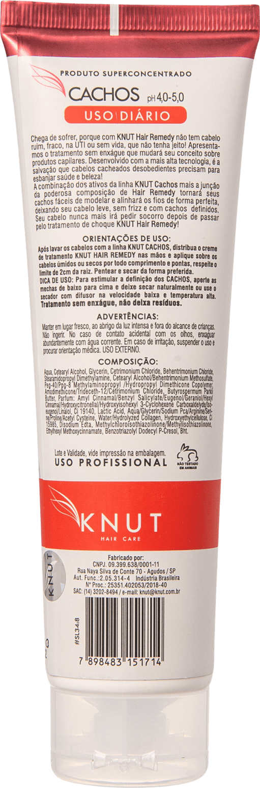Knut Hair Remedy Cachos - Leave-in 130g