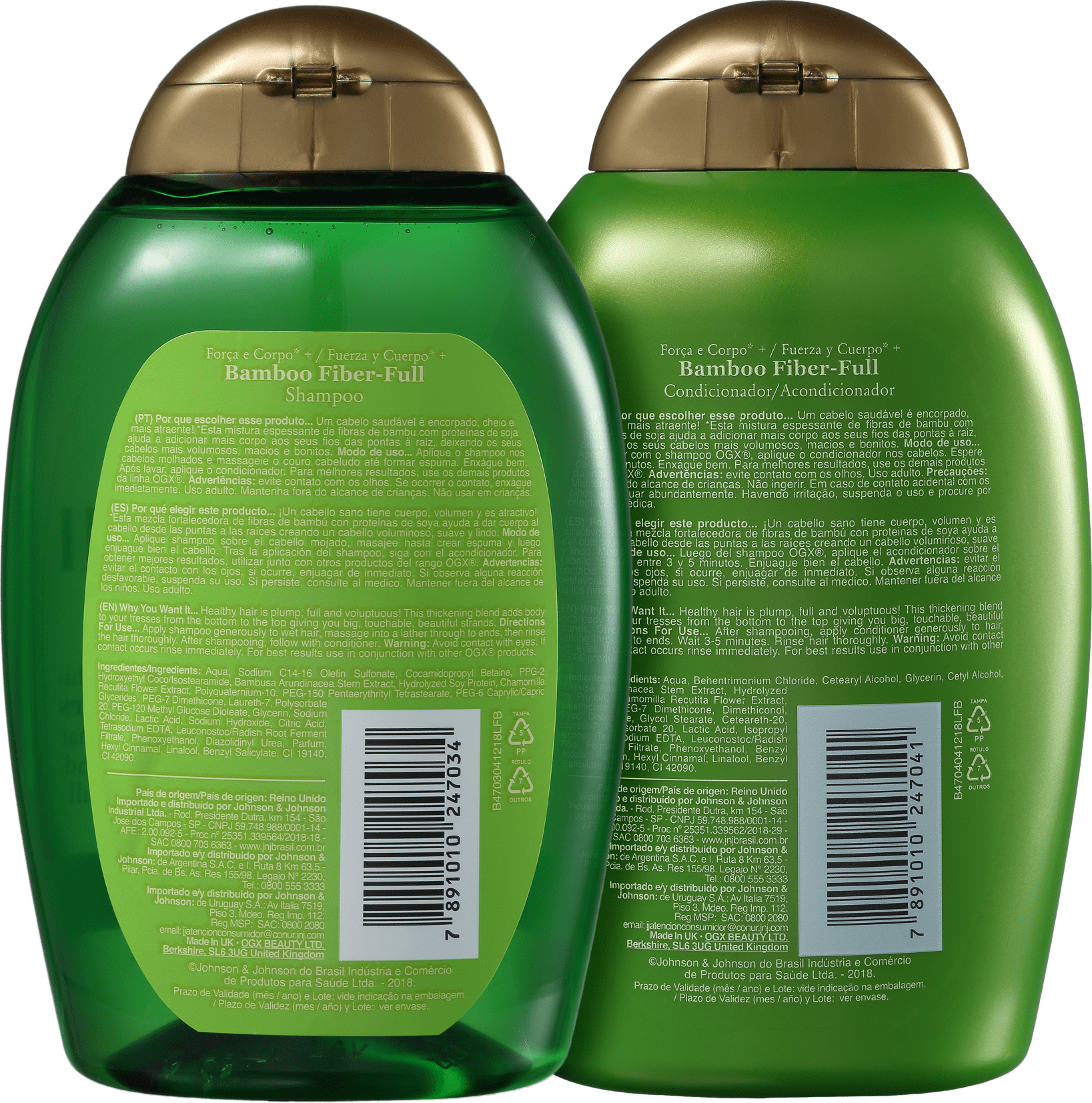 Kit OGX Bamboo Fiber-Full Duo (2 Produtos)