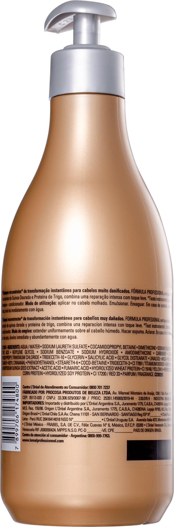 L'Oréal Professionnel Serie Expert Absolut Repair Gold Quinoa + Protein - Shampoo 500ml