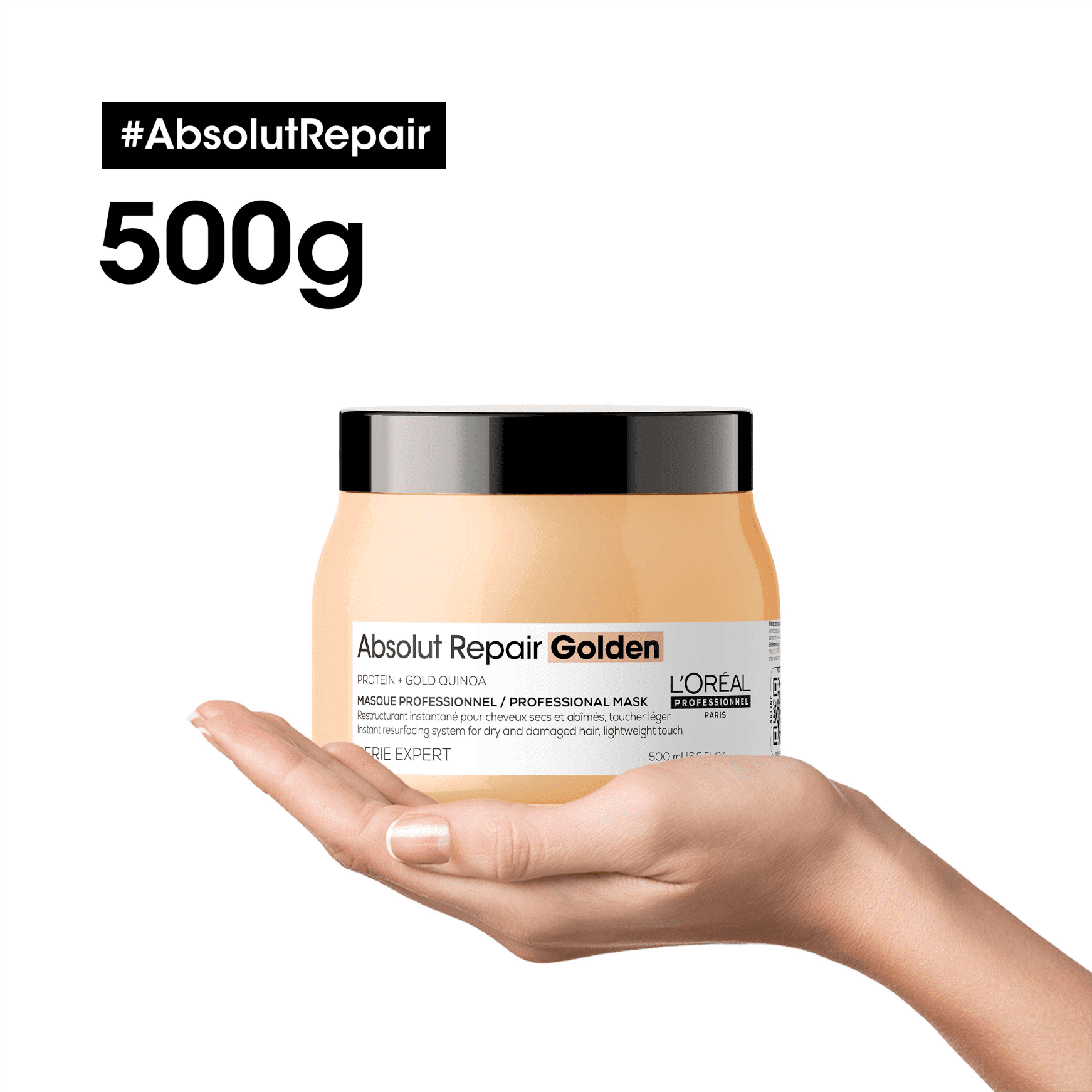 Máscara L'Oreal Absolut Repair Gold Quinoa + Protein Golden Lightweight