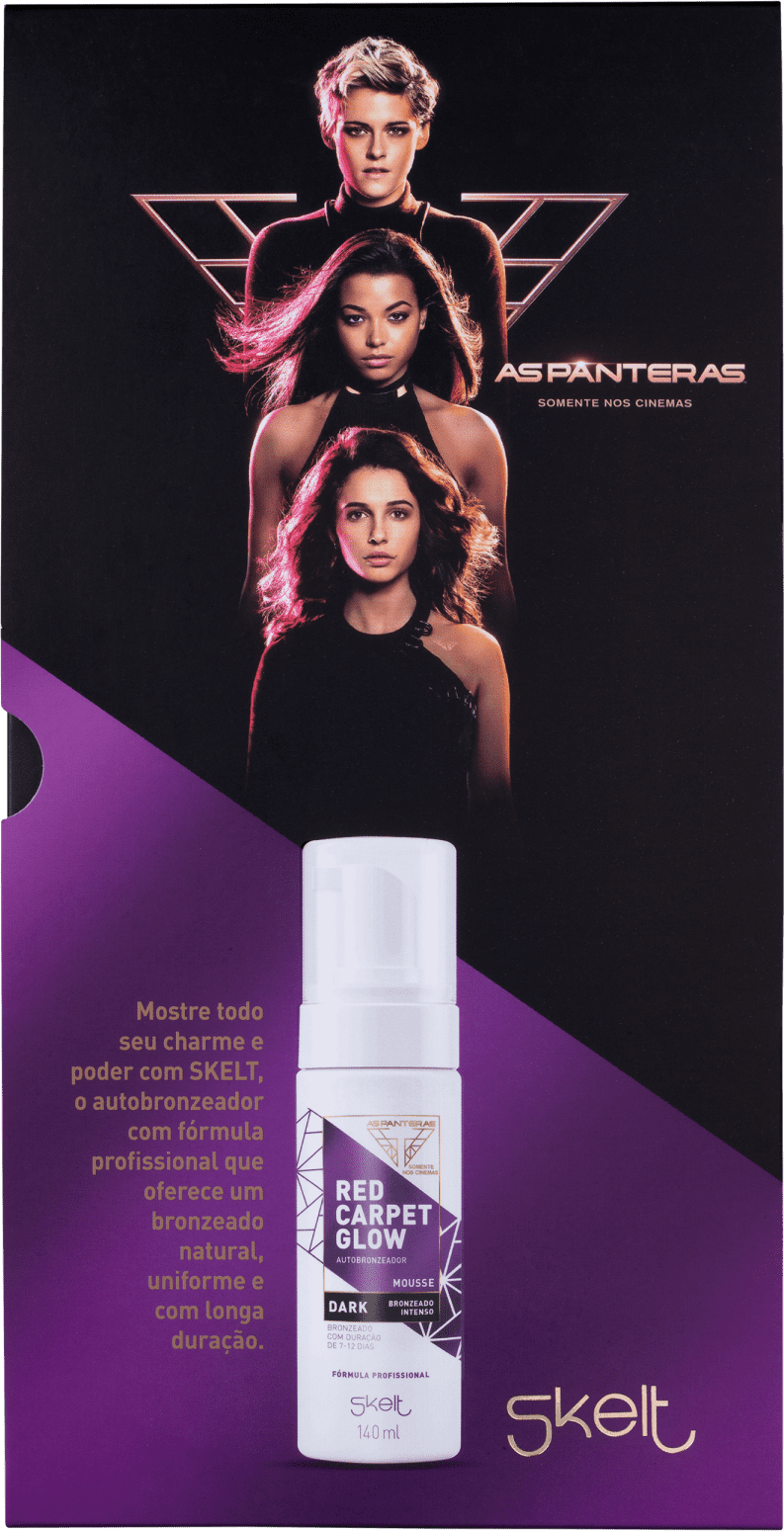 Skelt Red Carpet Glow Dark - Mousse Autobronzeador 140ml