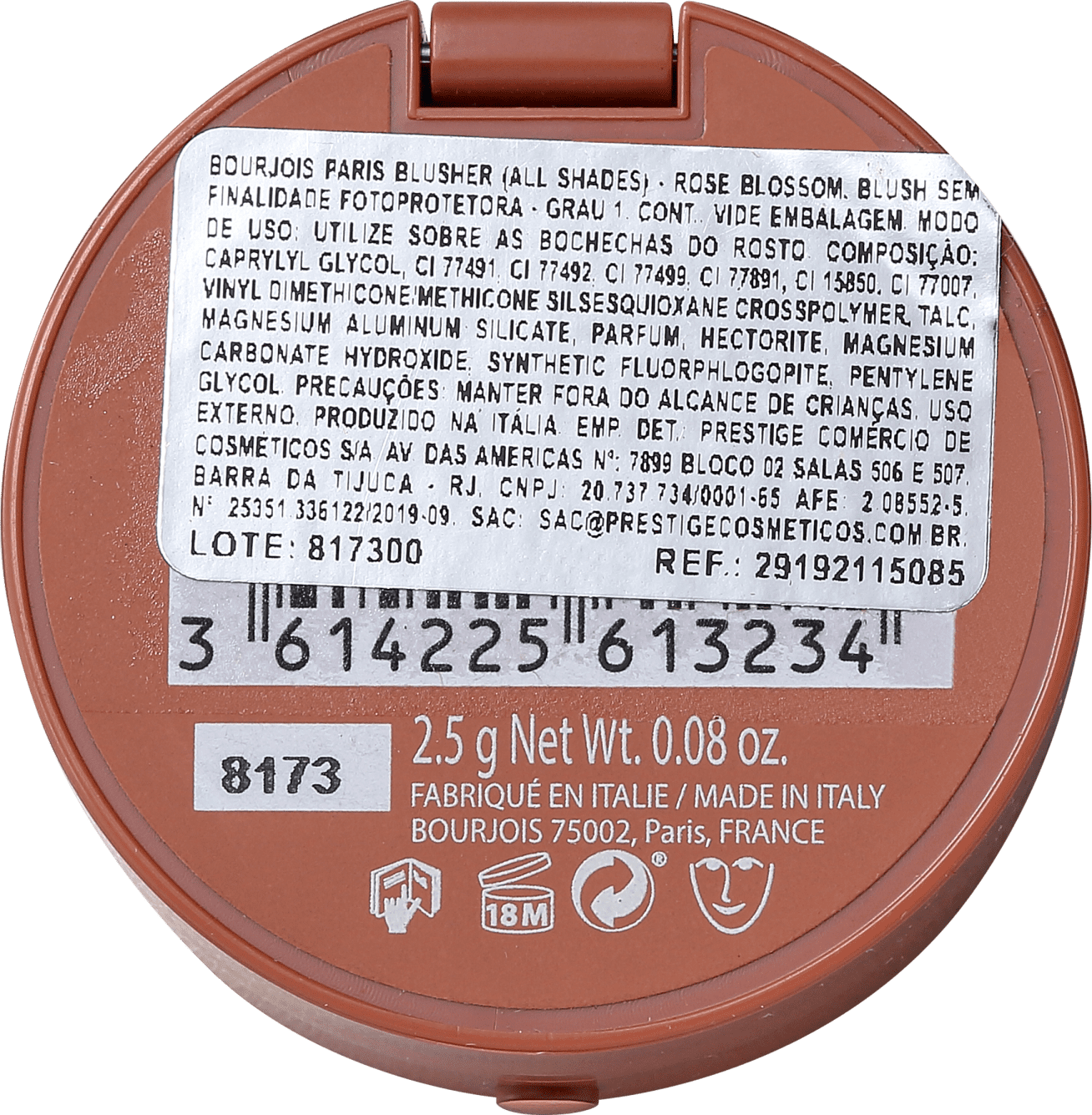 Bourjois Little Round Pot 85 Sienne - Blush Cintilante 2,5ml